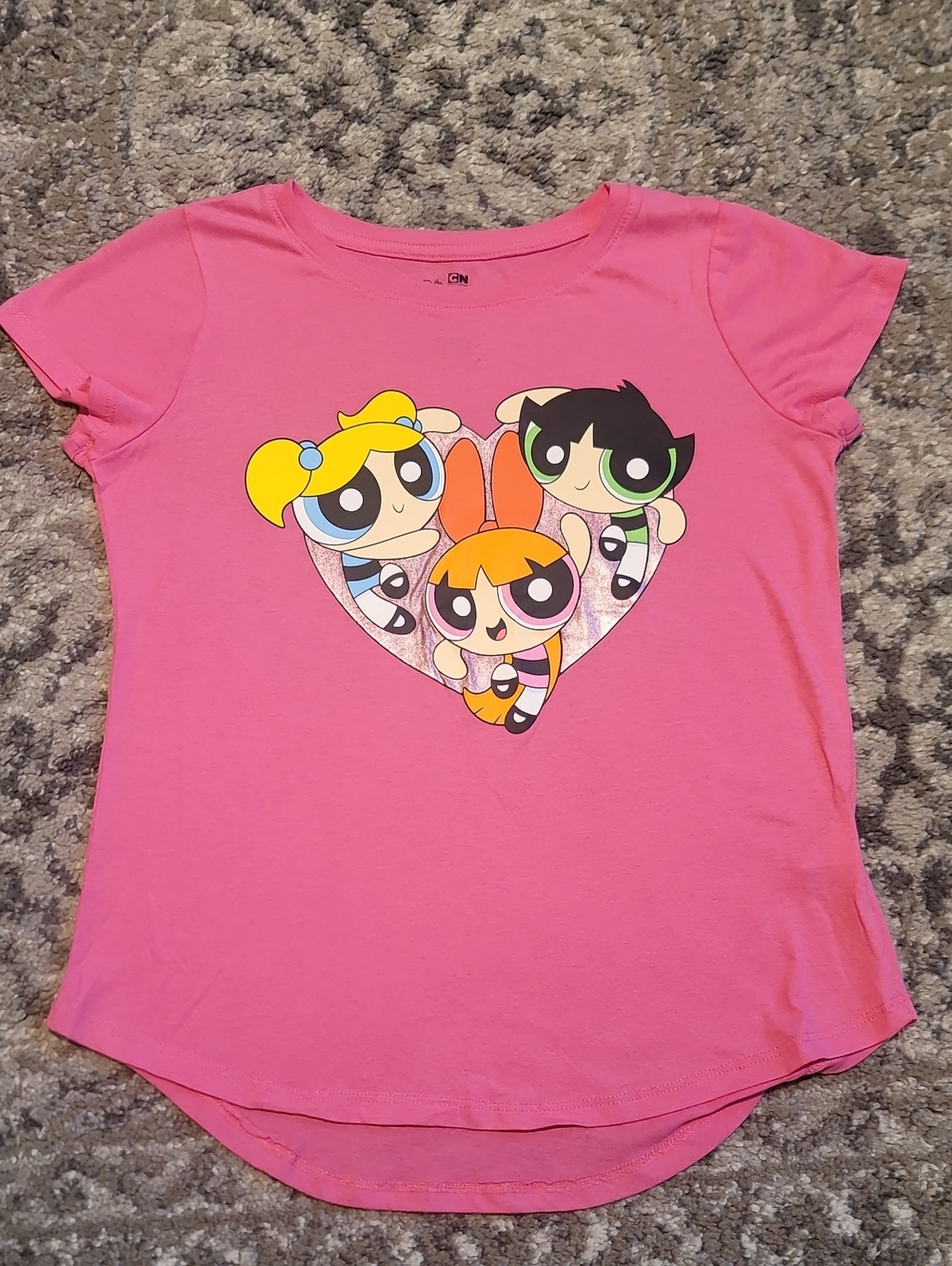 Powerpuff Girls Pink Graphic Tee for Kids